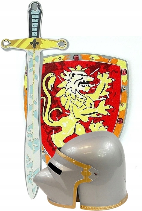 Kostým, maska - Knight Knight Set Helma prilba meč a penový štít