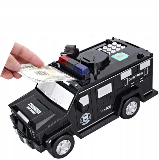 Car Piggy Bank na šifrovaní SEJF v bankových bankovkách