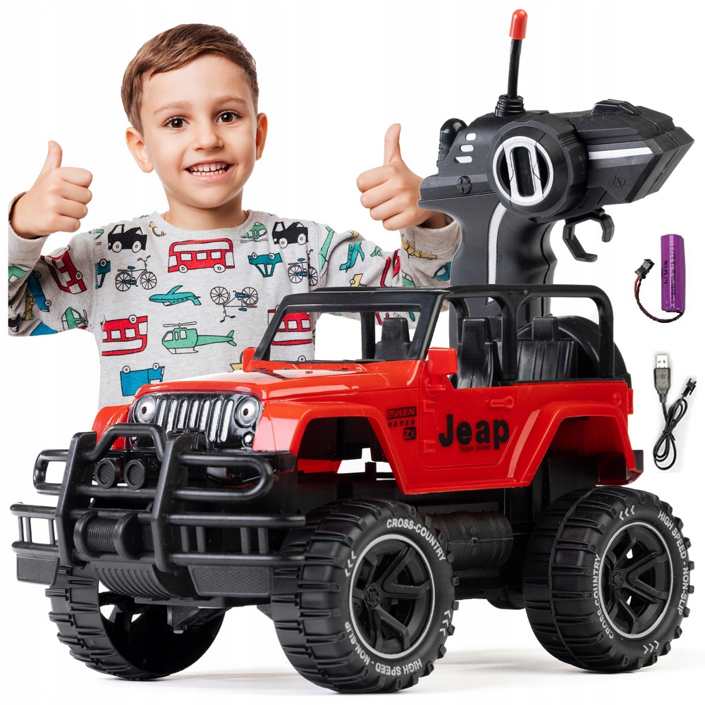 RC auto - Diaľkové ovládané veľké pilotné auto RC