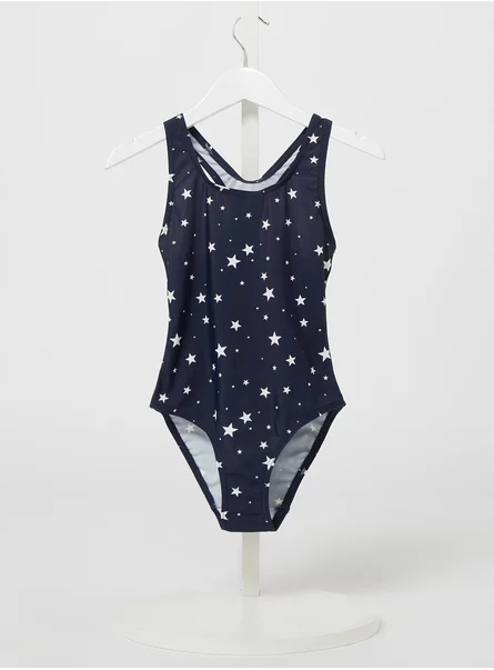 Detské plavky - Jeden -kus Sahonta outfit 152 Navy Blue