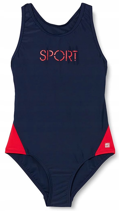 Detské plavky - Schiesser One -kus outfit. 128 Navy Blue