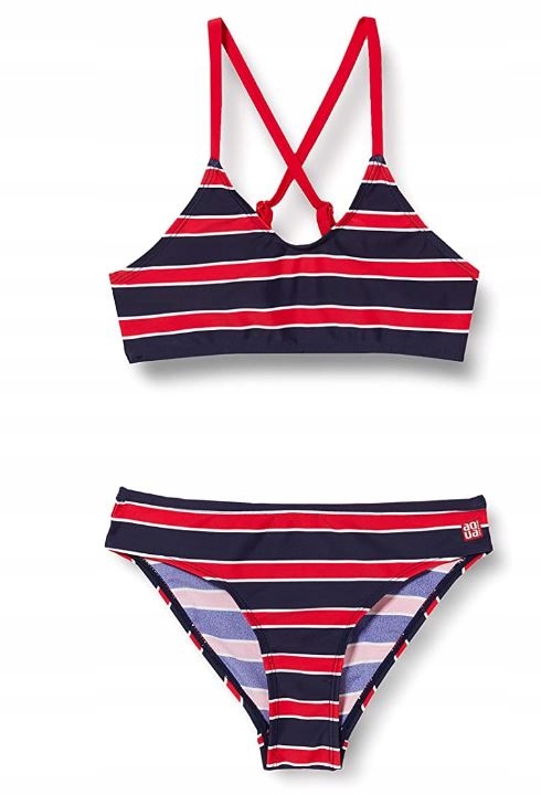 Detské plavky - Schiesser Two -kus outfit 152 Red, Navy Blue