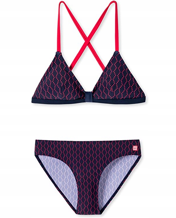 Detské plavky - Schiesser Two -kus outfit 152 Navy Blue