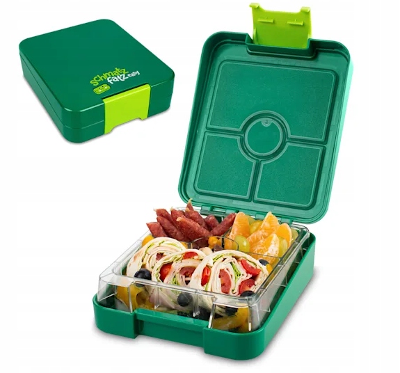 Detský desiatový box, fľaša - Schmatzfatz Snack Container 18x15x5 cm