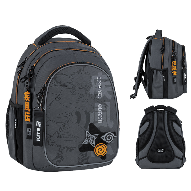 Školský batoh pre mládež NARUTO Kite NR25-8001M - Ergonomický a štýlový