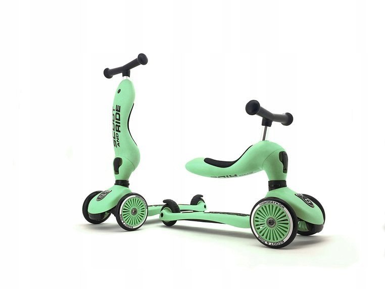 Scootandride Highwaykick 1 2in1 Scooter - Kiwi