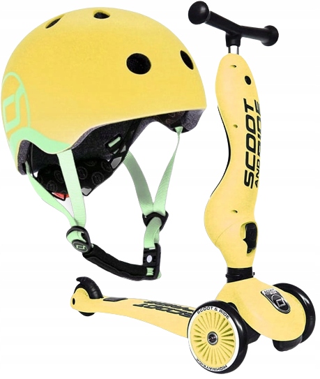 ScootAndride 2in1 Secoty Set+prilba xxs-s citrón