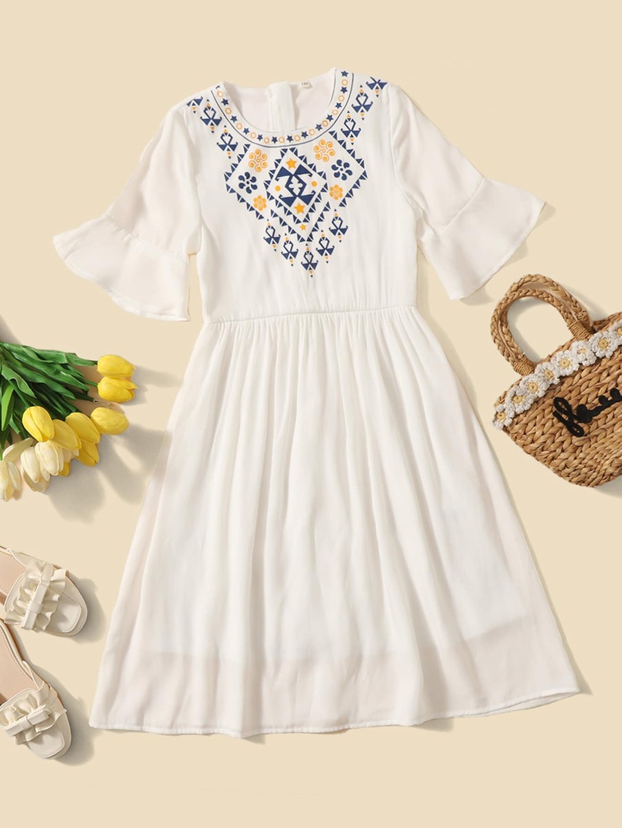 Dievčenské šaty - Shein Dress Boho R.140 F207102