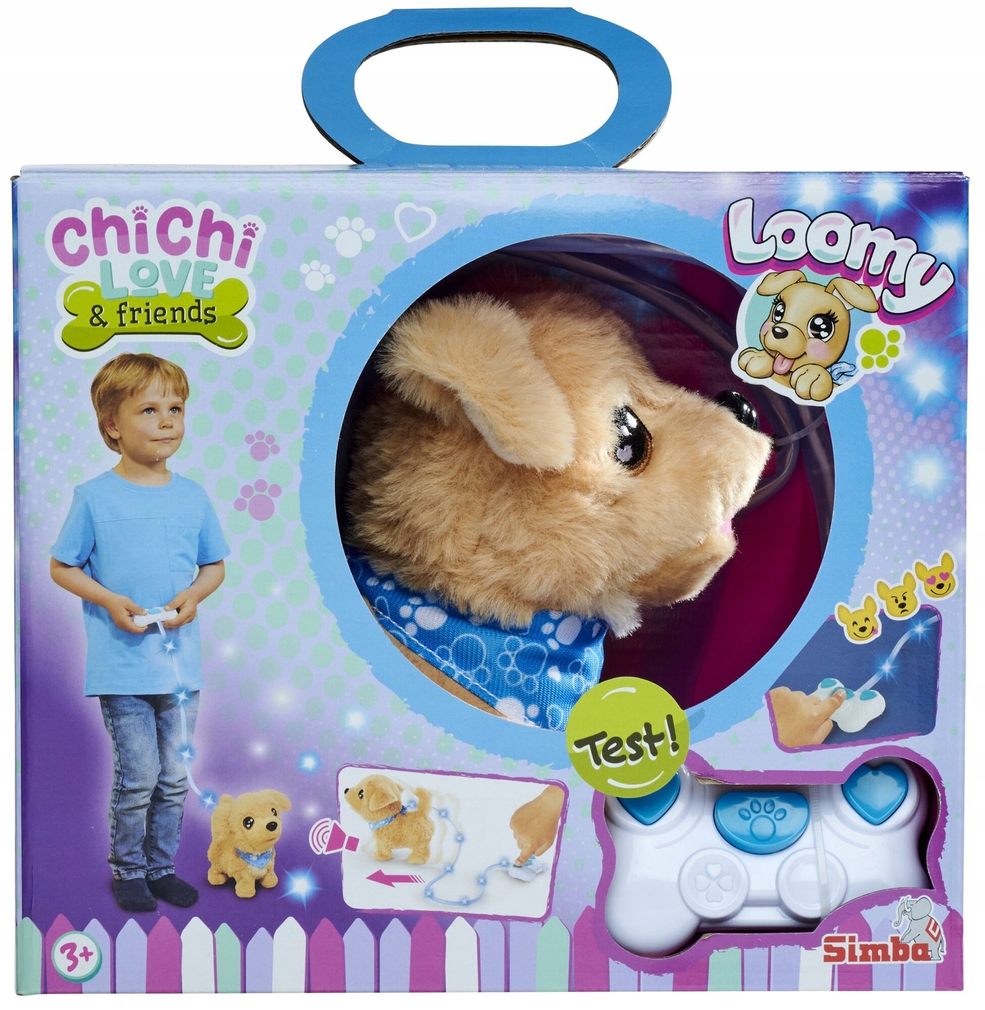 Hračka SIMBA Chi Chi Love Loomy zlatý retriever