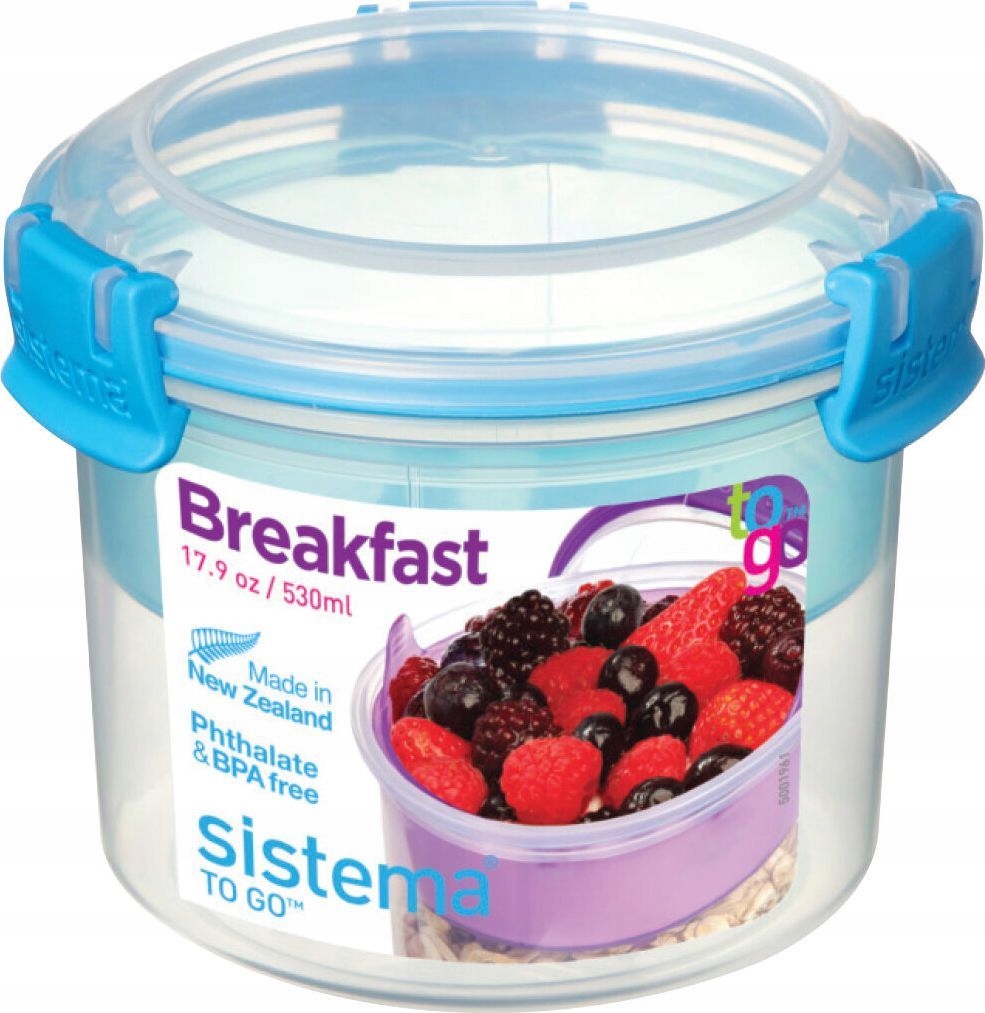 Detský desiatový box, fľaša - Sestern Lunchbox Breakfast je 530 ml + čajová lyžička