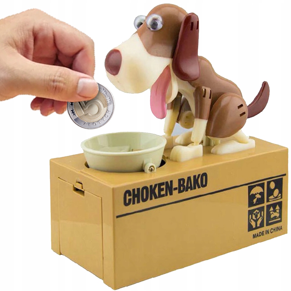 Piggy banka Interactive Dog Jie mince