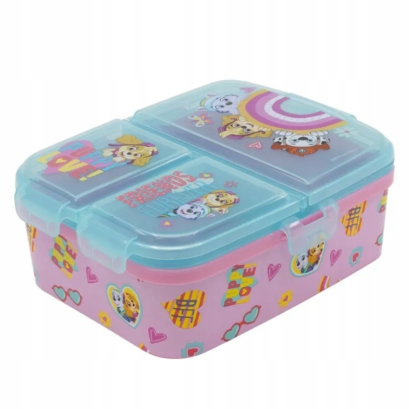 Detský desiatový box, fľaša - Tri -Chamber Breakfast Lunchbox Unicorn