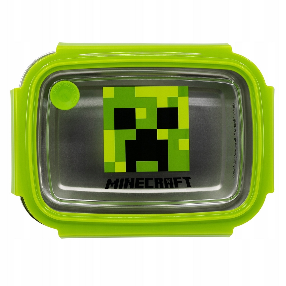 Detský desiatový box, fľaša - Raňajky Minecraft Creeper Big Nereadless