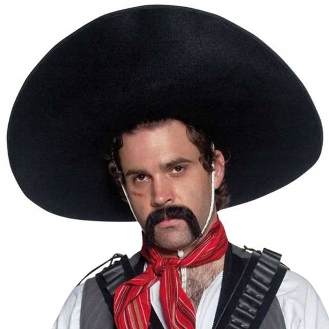 Kostým, maska - Sombrero mexický západný Banky veľké rondo