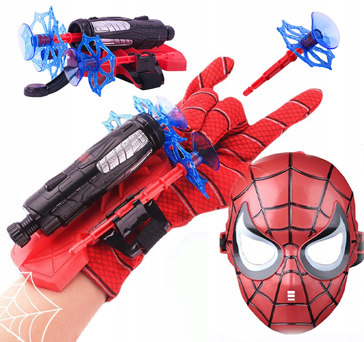 Spiderman Set Glove Network Launcher + Mask