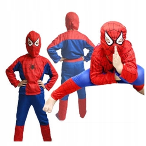 Kostým pre chlapca- Maska kostýmov kostýmov Spiderman 122-134 L