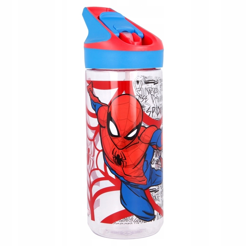 Detský desiatový box, fľaša - Spiderman Bidon bez biskupa Tritan 620 ml