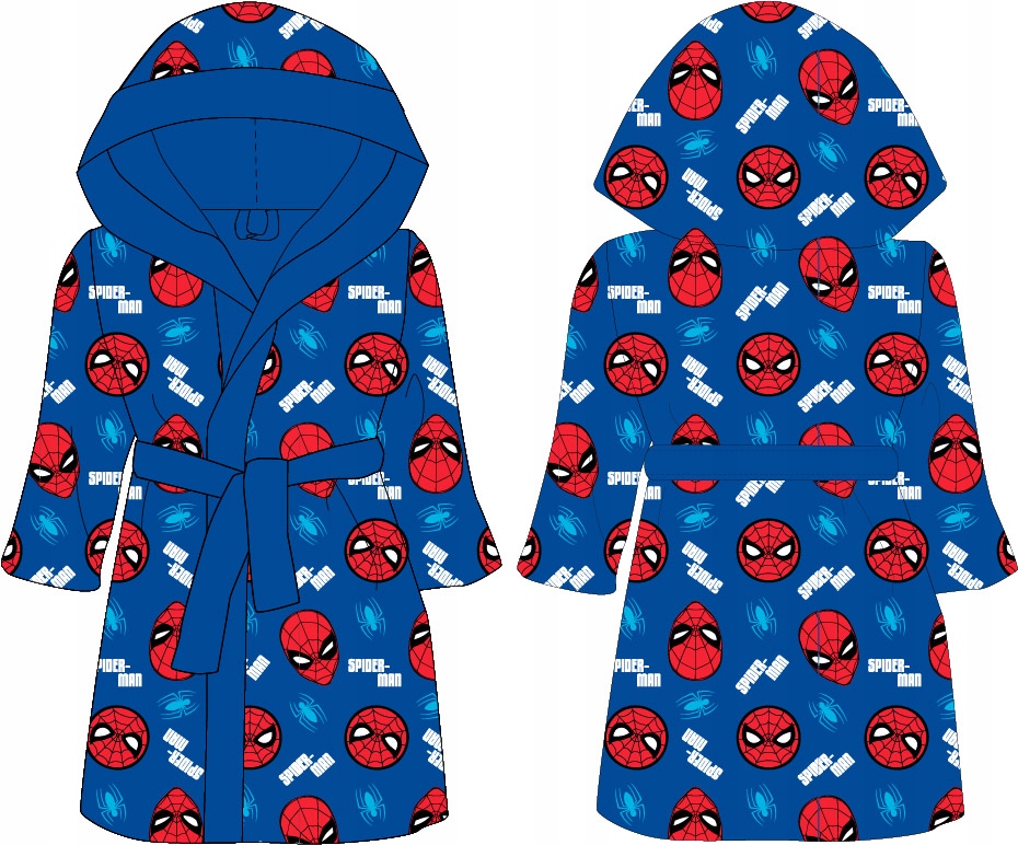 Pyžamo, župán - Spiderman Bieňa Veľkosť 116 Viacfarebný