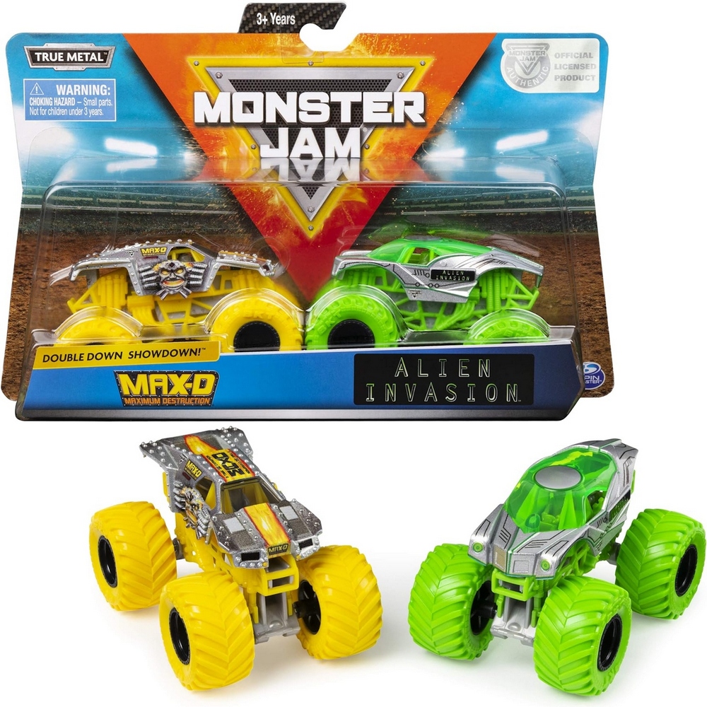 Monster Jam 1:64 auto 2PAK 6044943 MIX spin master