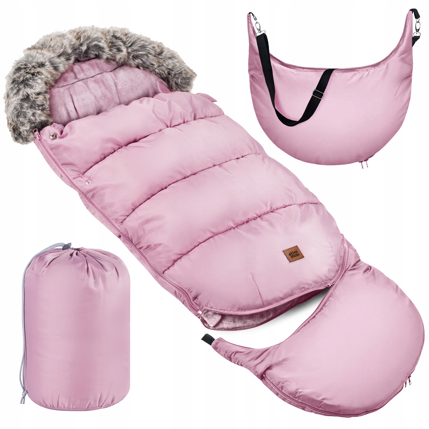 Spací vak do kočíka - Izolovaný spacák na vozík 3in1 Tinimini Bag + kryt