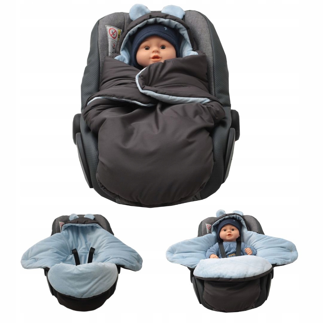 Spací vak do kočíka - Spacák Ortalion Graphite Blue Carrier