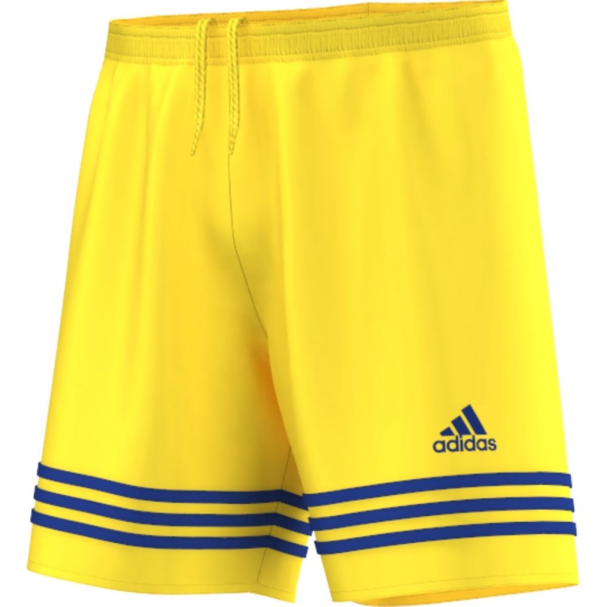 Detská košeľa - Krátke adidas 140 žltých šortiek