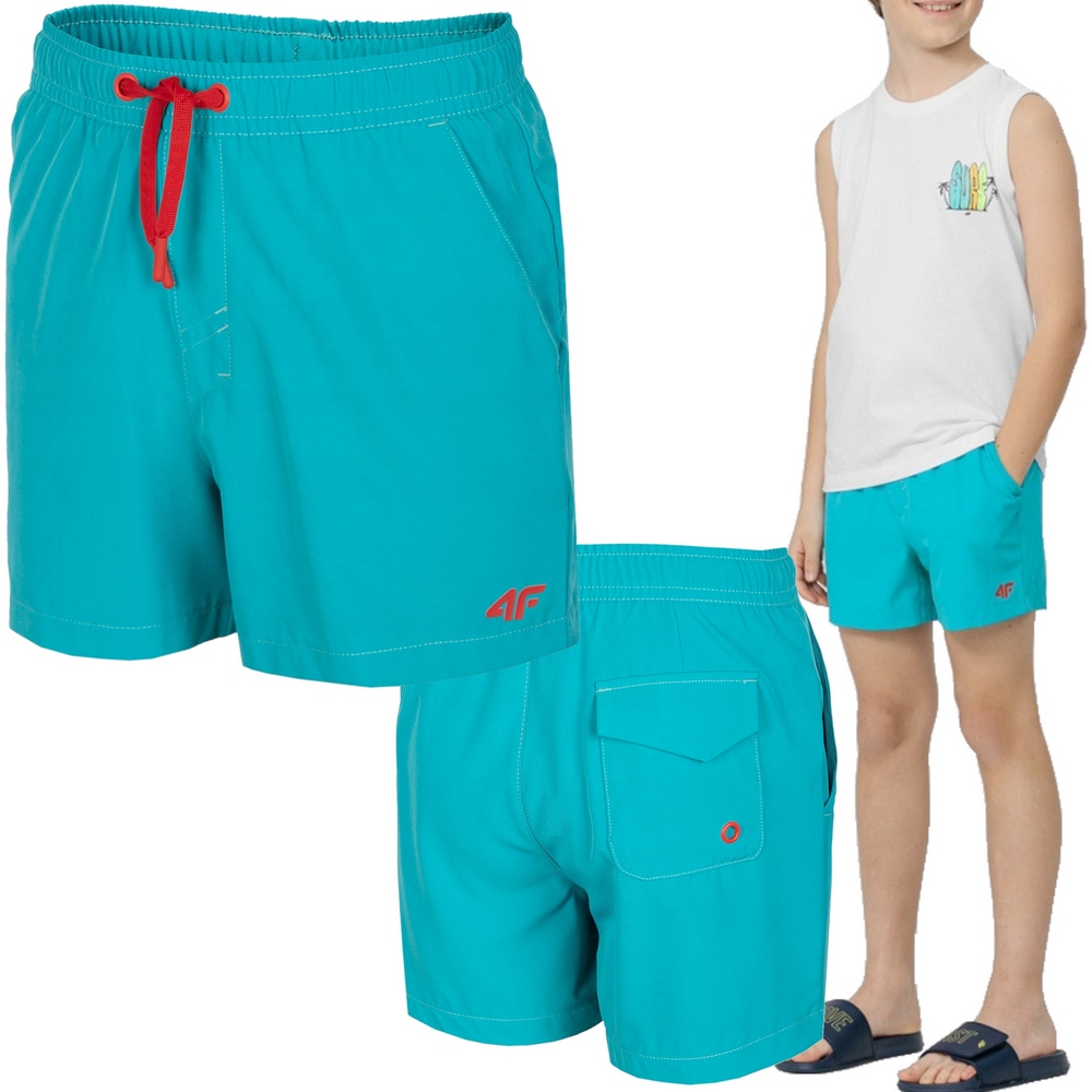 Detská košeľa - Kraťasy 4f 158 modrá