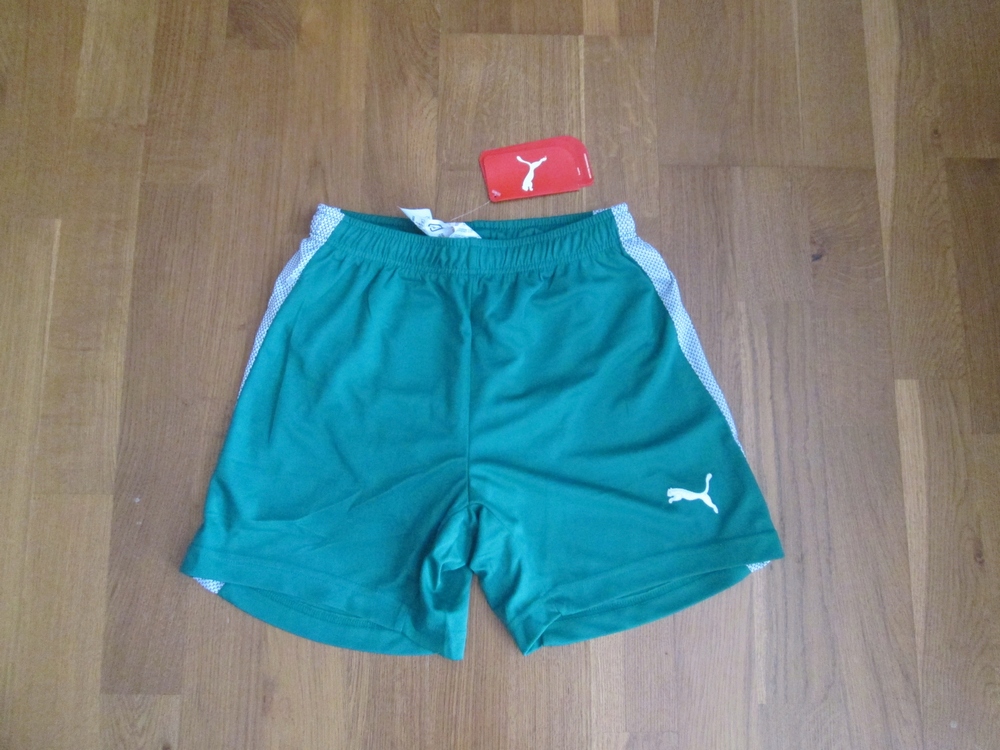 Detská košeľa - Krátke puma 152 biele, zelené šortky