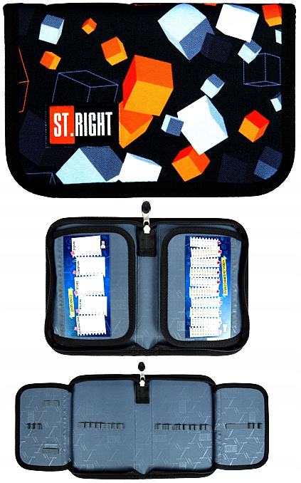 Školský peračník - St.right Two -Plate Cuance Cuffes Kostki 621987