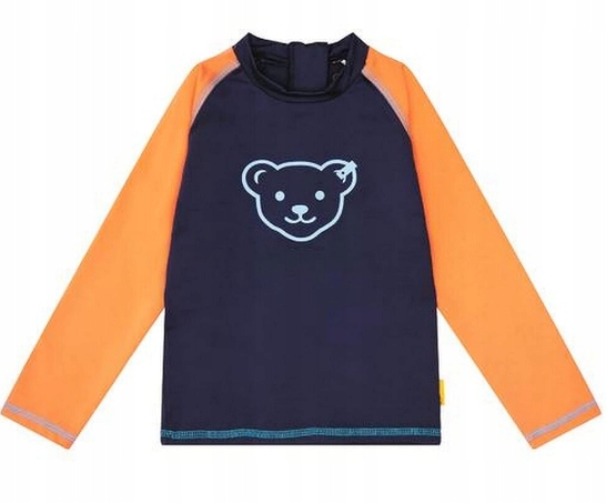 Detské plavky - Steiff One -kus outfit 86 čierny, oranžový