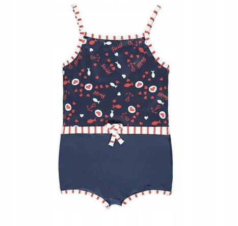 Detské plavky - Steiff One -kus outfit. 116 Navy Blue
