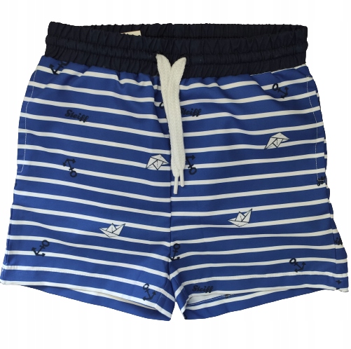 Detské plavky - Steiff One -kus outfit. 92 biela, modrá