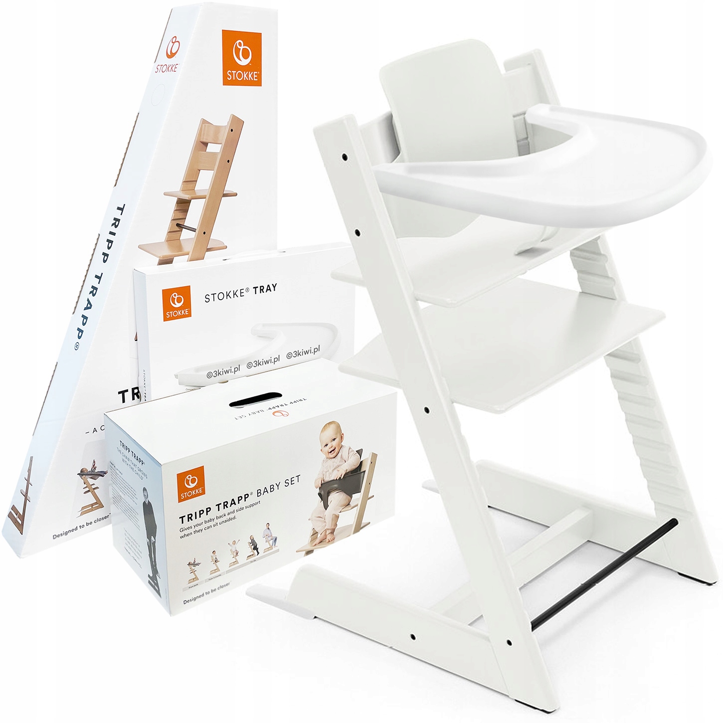Stolička na kŕmenie Stokke 79 x 46 x 49 cm 100107 + 2 ďalšie výrobky