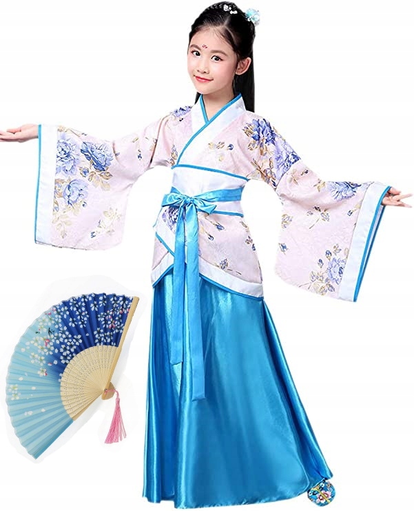 Kostým pre dievča - Čínsky kostým hanfu alter 120-130