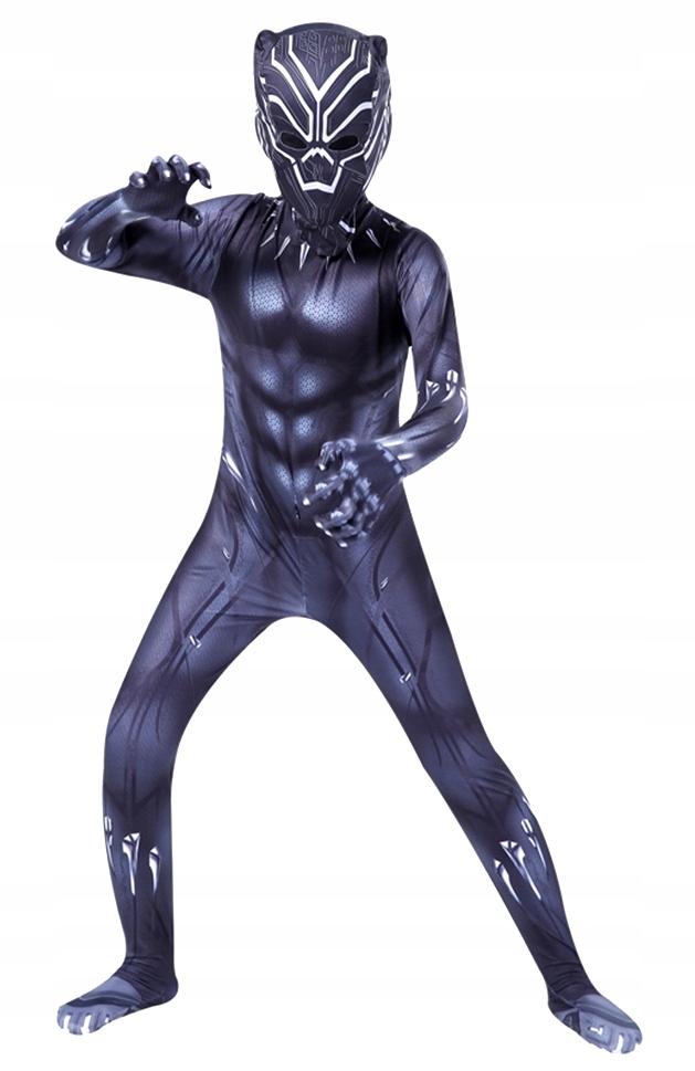 Kostým pre chlapca- Black Panther Avengers 110/116 4-5 rokov
