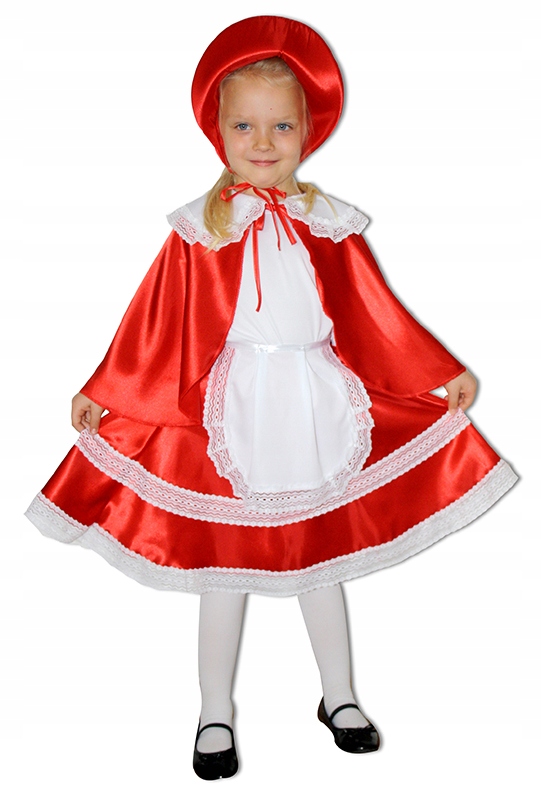 Kostým pre dievča - Little Red Riding Hood 110/122 Poľský produkt