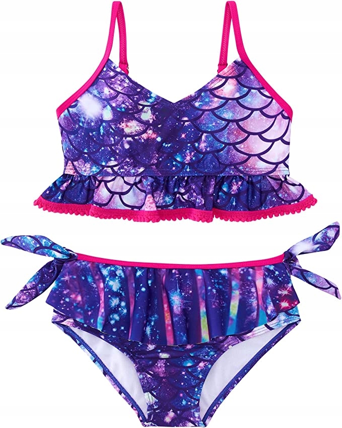 Detské plavky - Aideaone Two -kus outfit. 122 Multi -Colored