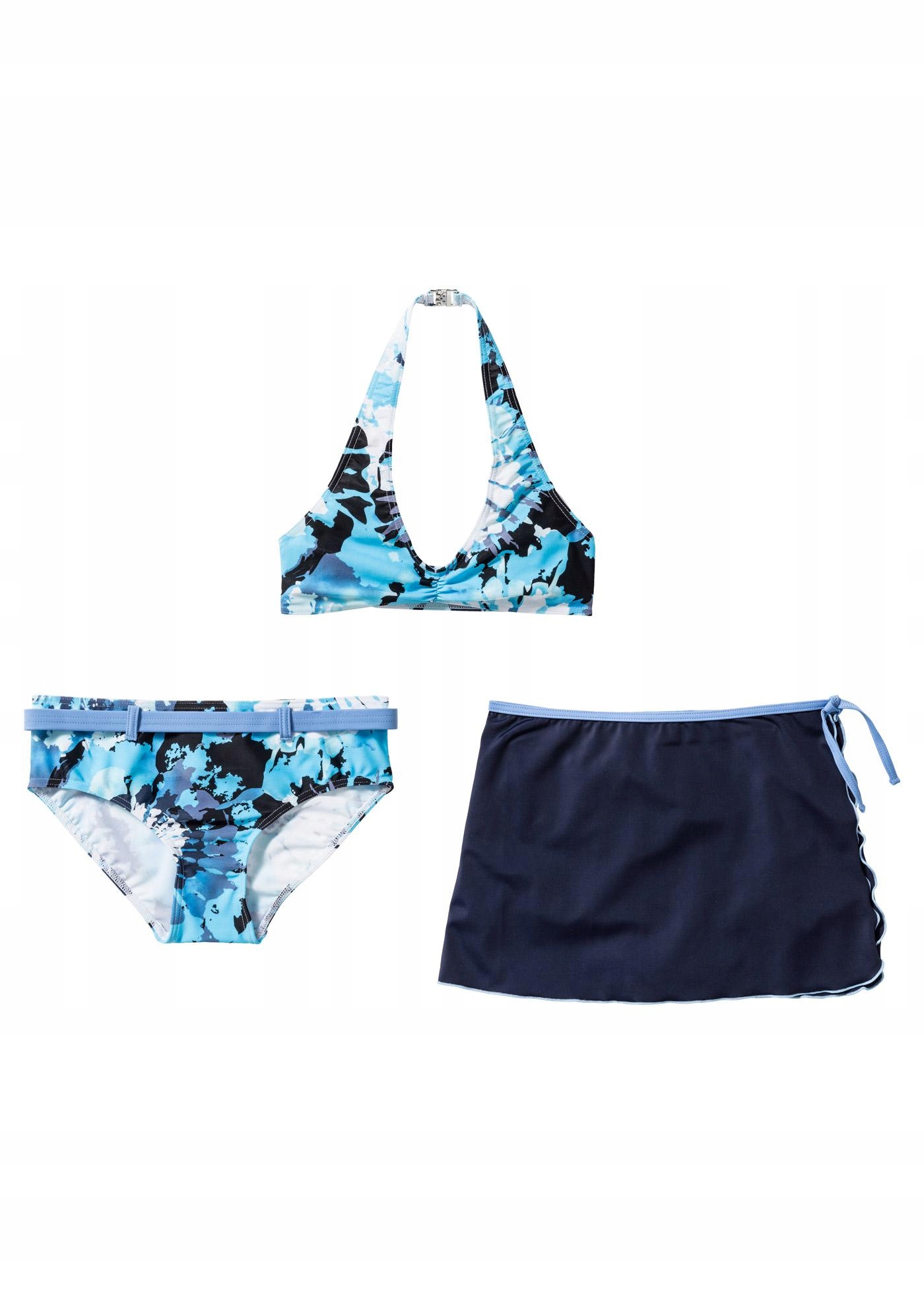 Detské plavky - Bonprix Two -kus outfit. 146 Navy Blue, modrá