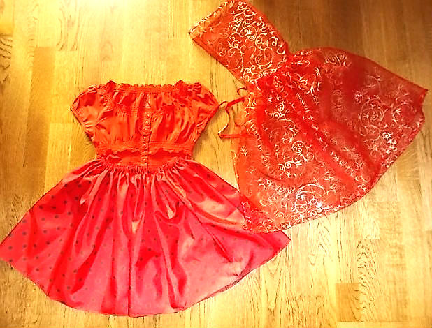 Kostým pre dievča - Karneval outfit pre malú červenú jazdnú kapucňu 5-8 rokov