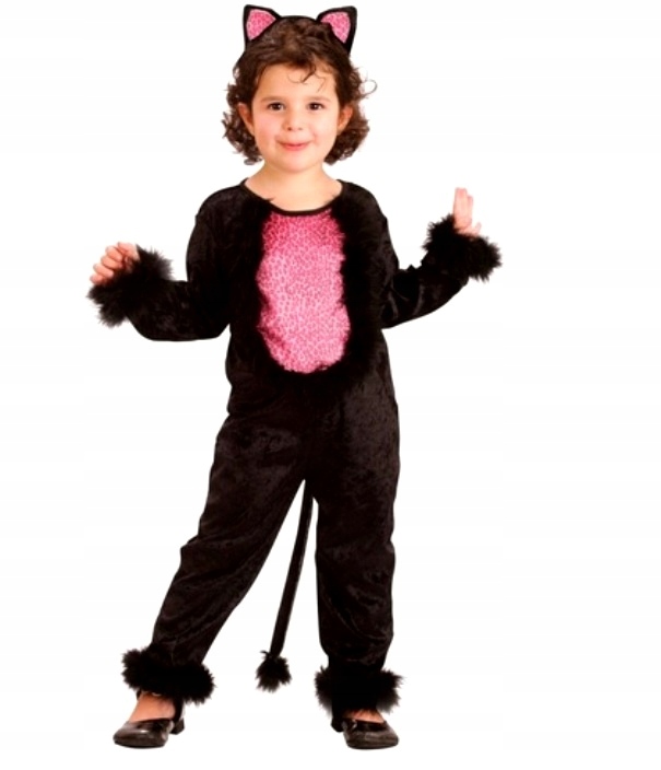 Kostým pre dievča - Kitty outfit s 110 -120 detská mačka