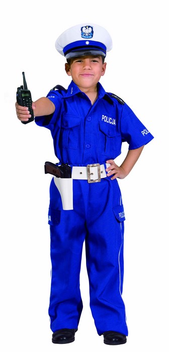 Kostým pre chlapca- Karneval outfit Drogówka Policeman 128
