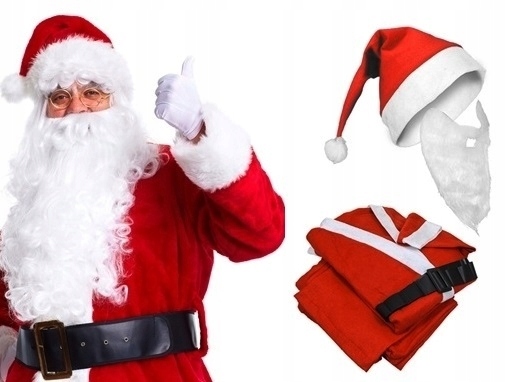 Kostým, maska - Santa Claus kostým kostým maskuje čiapku