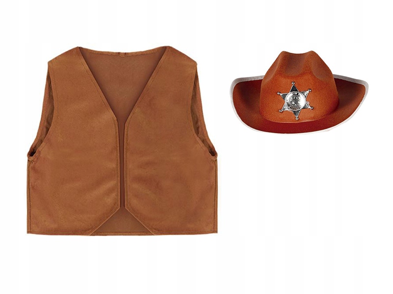 Kostým pre chlapca- Kovboj kostým Cowboy Vest Hat 116-128
