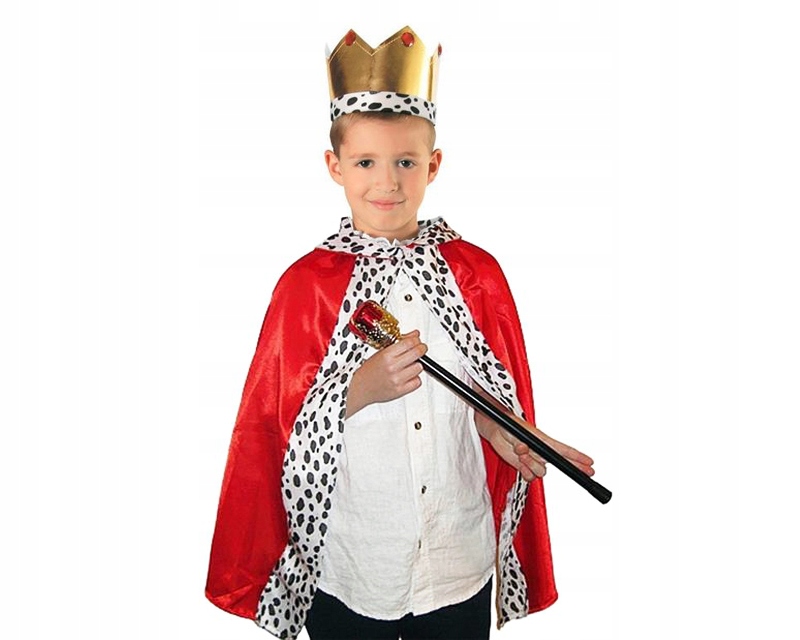 Kostým pre chlapca- Kostým kráľ panovníka Monarch 3el
