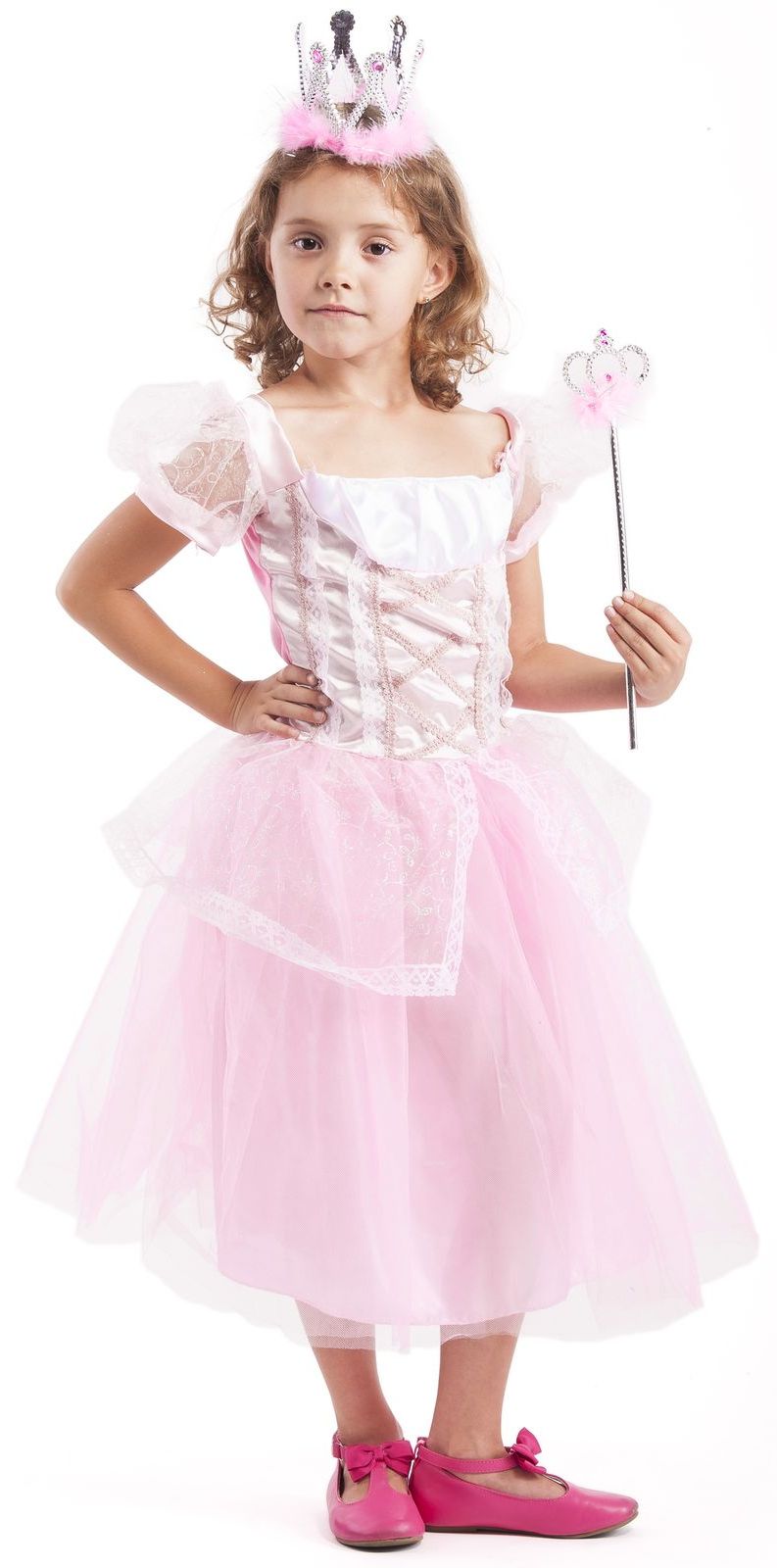 Kostým pre dievča - Ballerina 128 Šaty +outfit ST566