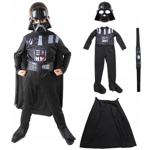 Kostým pre chlapca- Lord Vader outfit 7-8 L Star Wars -Vary Wars