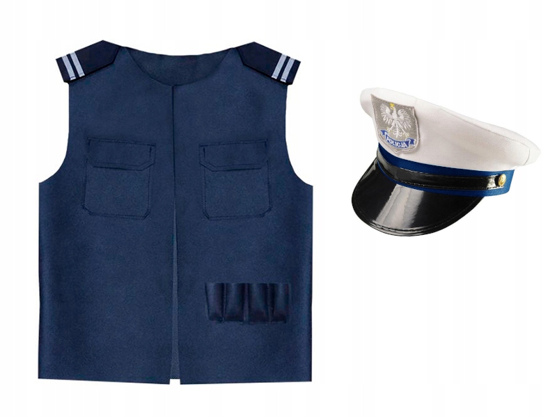 Kostým pre chlapca- Policajt policajta z kostýmu 116-140 2el