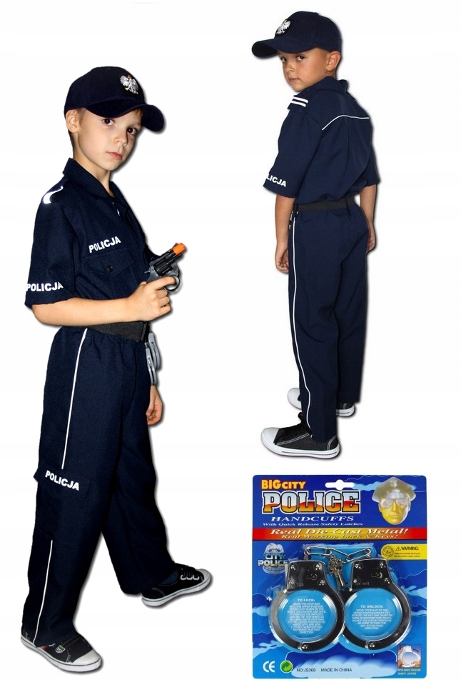 Kostým pre chlapca- Uniforma policajného policajta 98/104