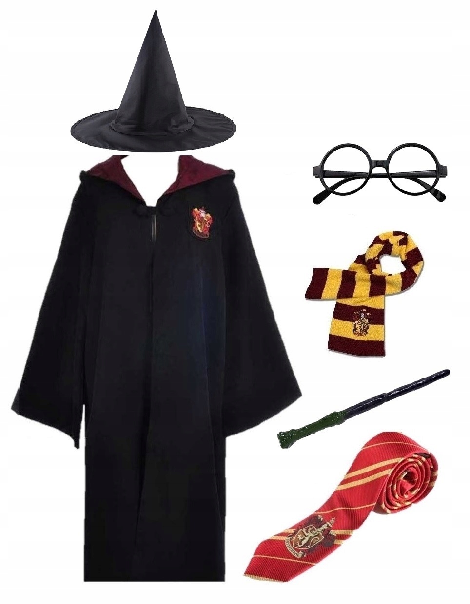 Kostým pre chlapca- Kostým maskuje Harry Potter set 134-140 cm