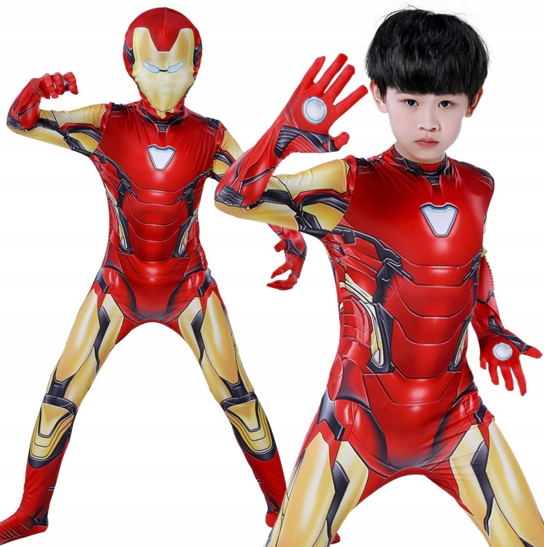 Iron Man Masguise Outfit 116/122 Kostýmová maska